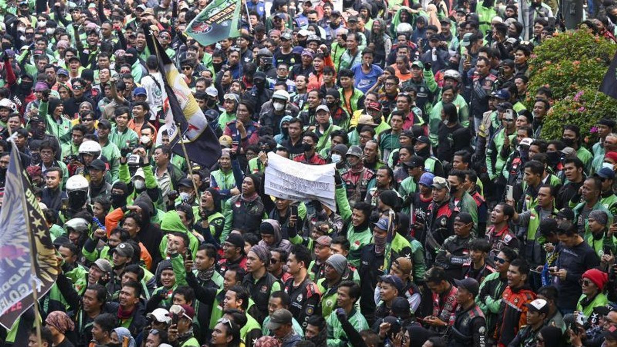 Tuntutan Ojek Online Belum Reda, Ribuan Ojol Akan Demo Besar di Istana Merdeka