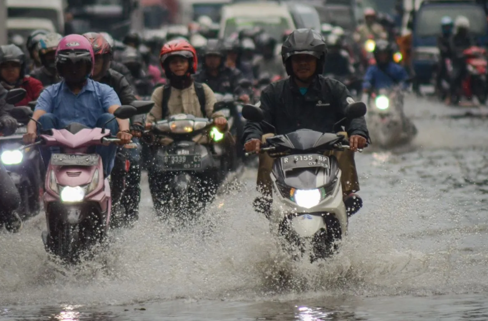 efek motor terendam banjir